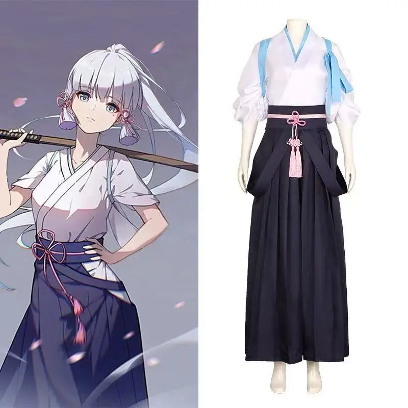 

Genshin-Style Roleplay Kimono Costume for Anime Game Sword Performance Outfit