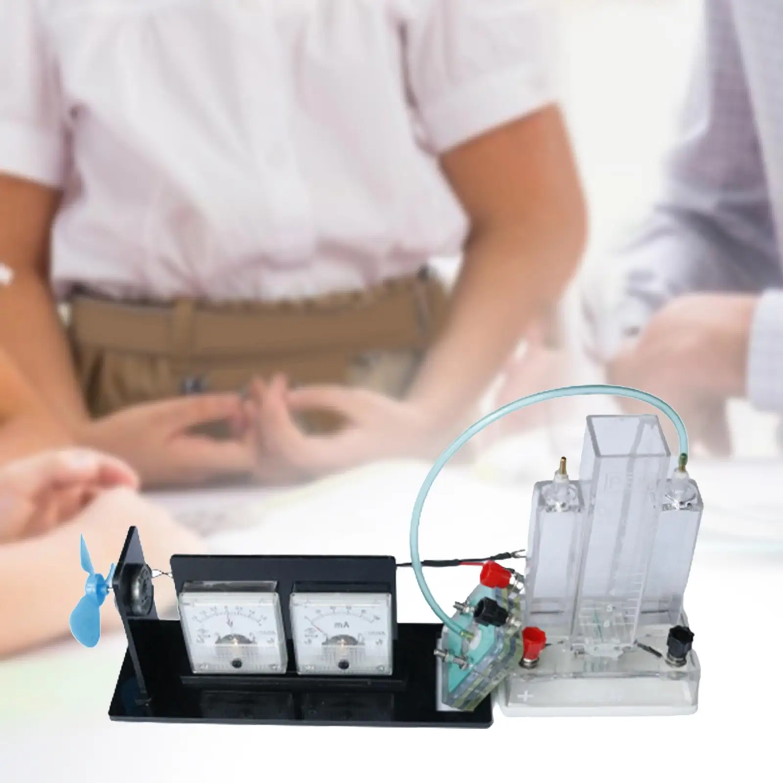 Hydrogen Fuel Demonstrator Teaching Tool DIY Technology Lab Equipment Water Electrolysis Experimenter for School Senior Teens