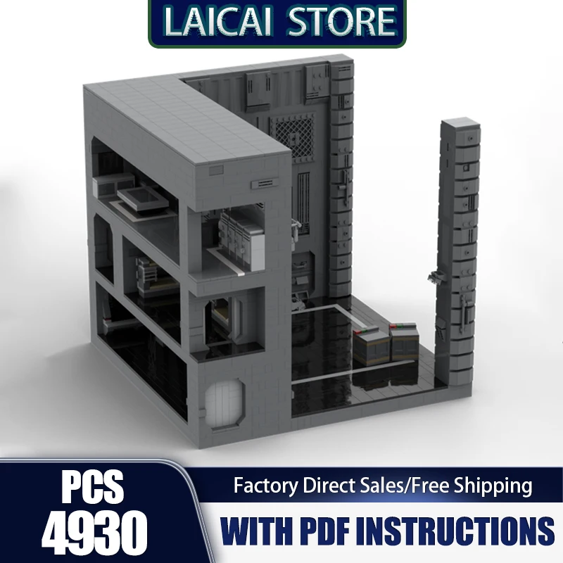 

Moc Building Blocks Imperial Hangar Model Technology Bricks Star Movie Series Model Christmas Assembly Holiday Toy DIY Set Gifts