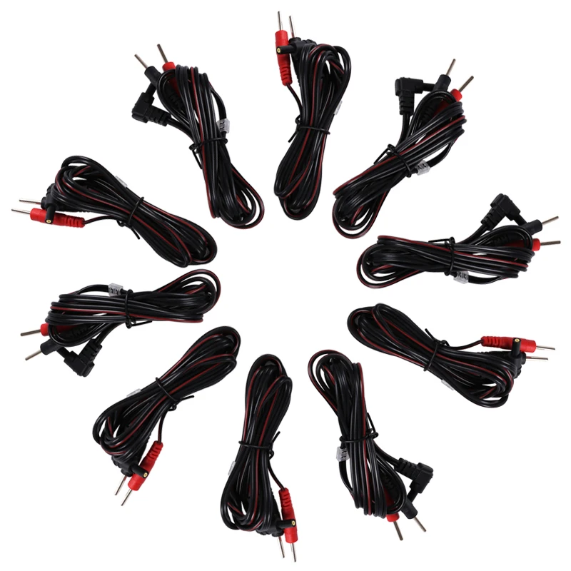 Standard Pin Electrode Lead Wires TENS Conductive Standard Pin for Ems Massage Electrode Pad Digital Tens Machine Health Care