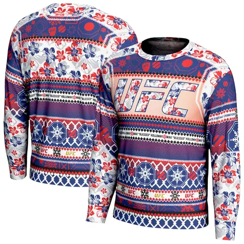 2026 natal novo ufc max oco férias casual camisola das mulheres dos homens mma fã de manga comprida outono inverno oversized confortável topo