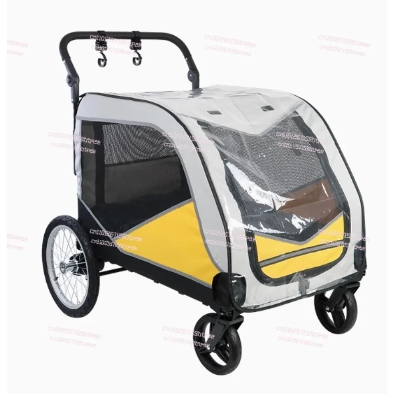 

Large Pet Cart, Old and Weak, Disabled Dog, Cat Going Out for Transportation, Trolley, Portable Foldable Dog Walking Cart