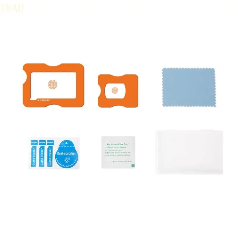 

Y8AD High Hardness Tempereds Glass Screen and Lens Protectors for Pocket 3 with BubbleFree Installation