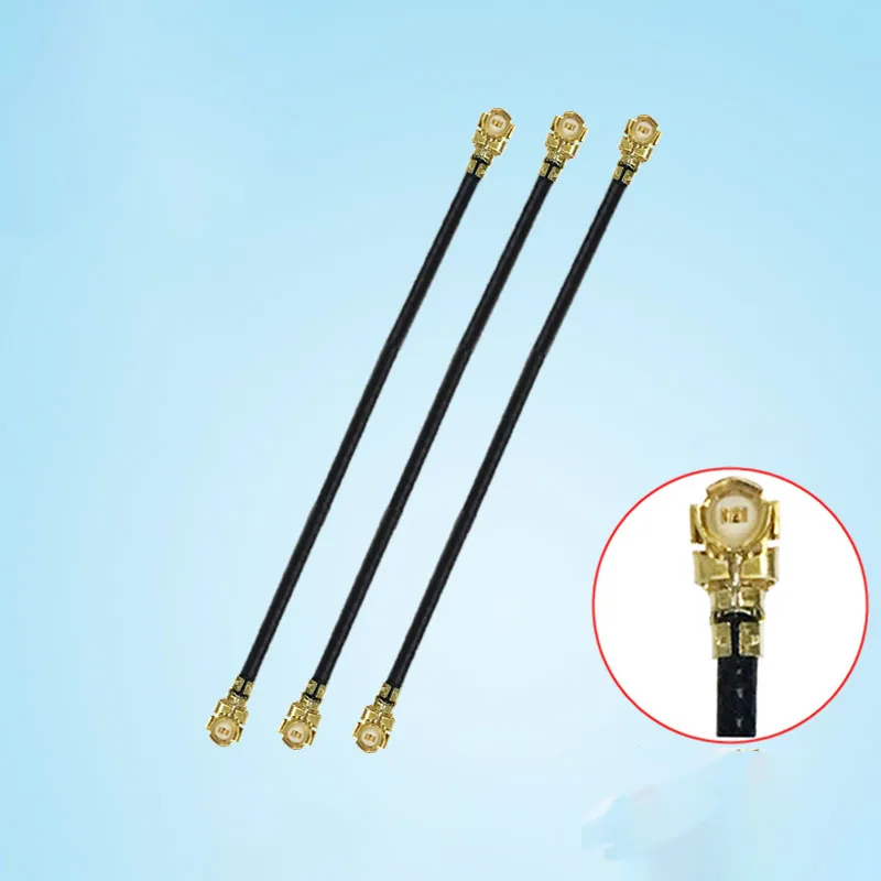 100pcs RF1.37 Double head IPEX1 generation cable WIFI wireless router antenna IPX adapter cable UFL feeder