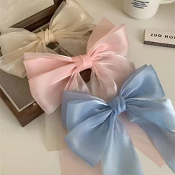 IHUES Sweet Bow Knot Hair Clip Women Korean Style Clasp Clip Fashion Hair Accessories Girl Ball Head Clip Headwear