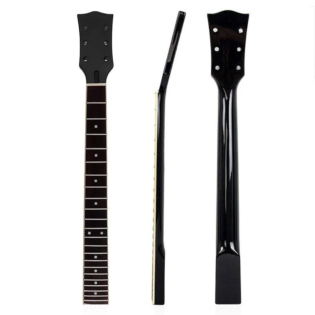 

[Bright Light Black] 22-fret Maple Guitar Neck with Rosewood Fretboard