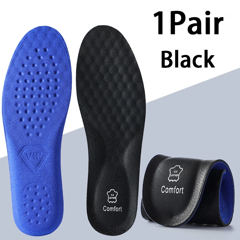 1 Paar/2 Paar Leder-Sport-Einlegesohlen zur Fußgewölbeunterstützung, orthopädische Einlegesohlen, stoßdämpfende Schuhsohle, atmungsaktive Komfort-Schuhpolster – Detail 12