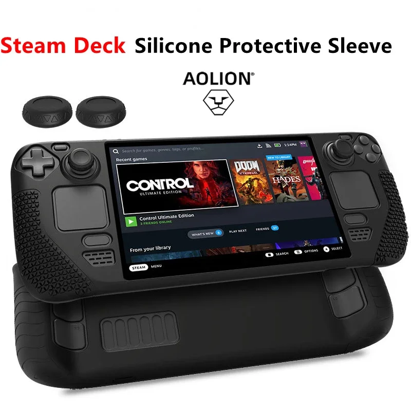 Aolion Soft Shell Storage Case For Valve Steam Deck Game Console Portable Travel Case Cover For Steam Deck Accessories