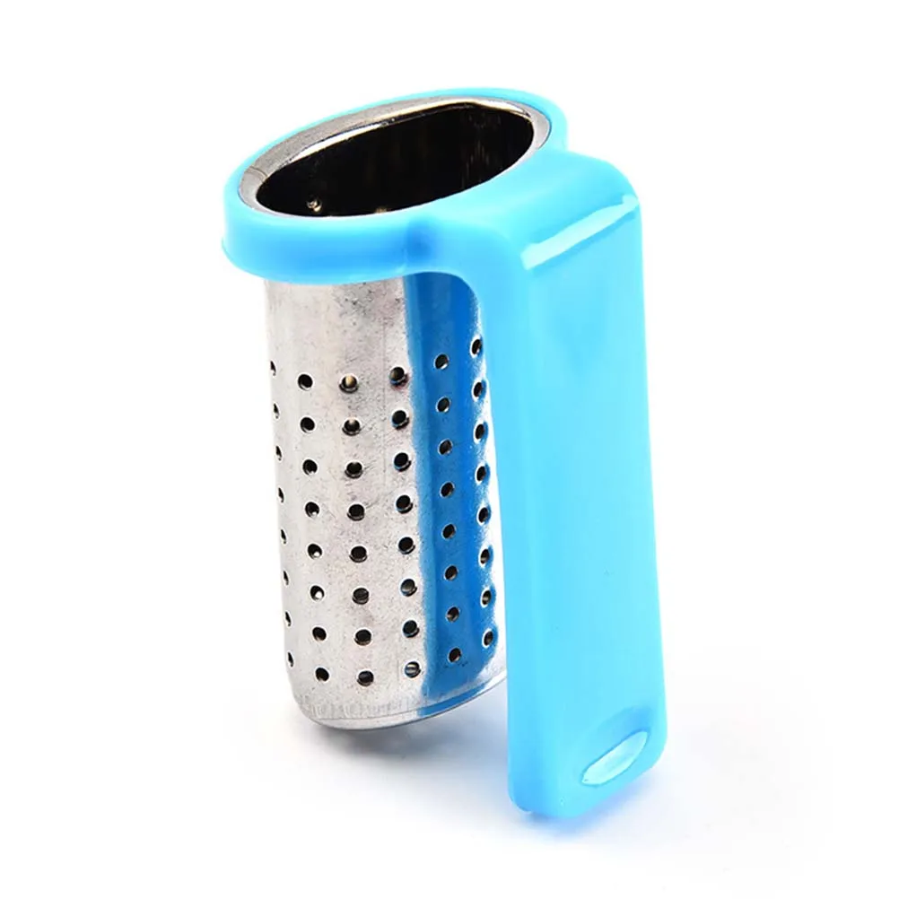 

5 Pcs Tea Strainer Stainless Steel Fine Mesh Filter Handle Design Kitchen Bar Supplies Loose Leaf Infuser