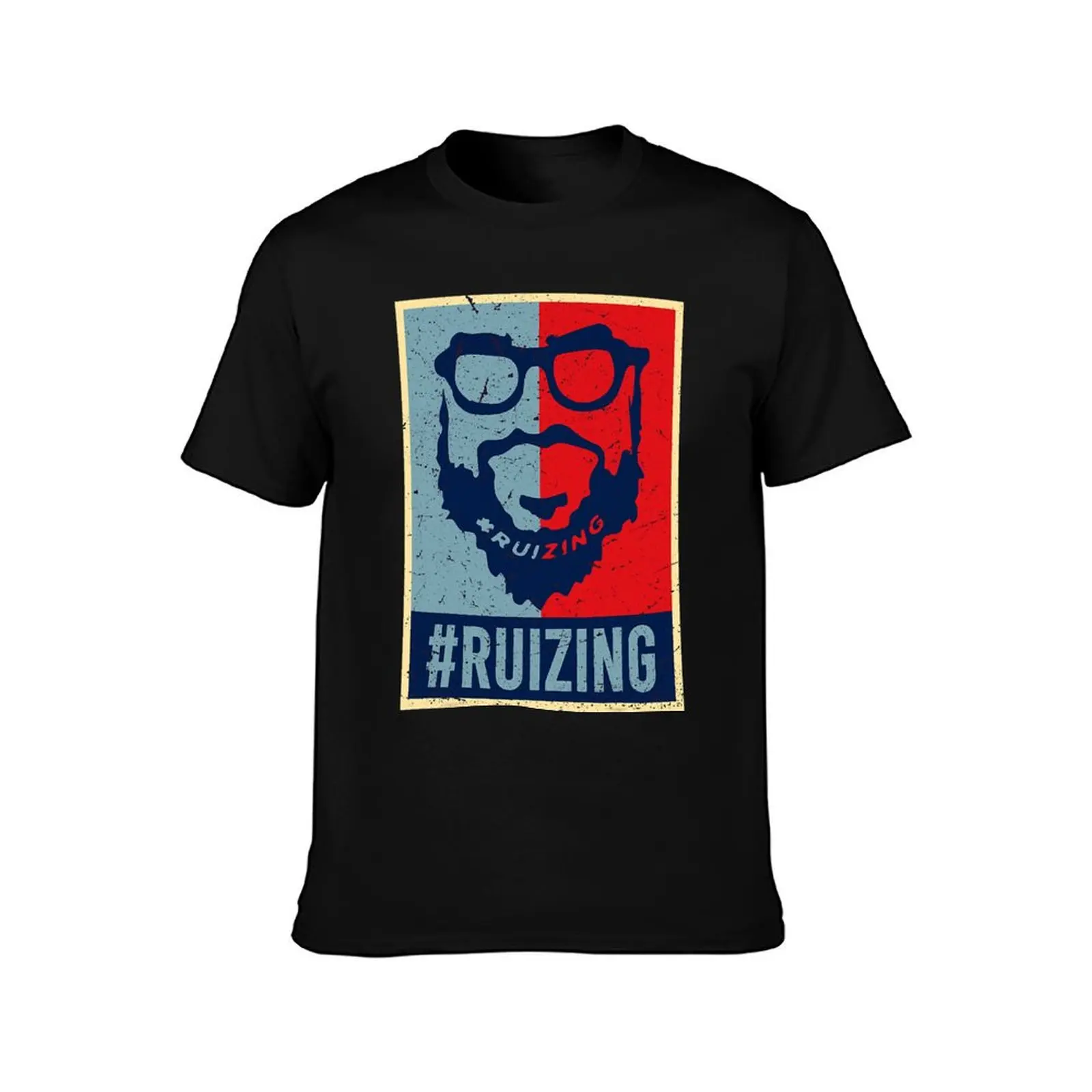 Ruizing Carl Ruiz T-Shirt Summer Casual Cotton Tee Oversized Streetwear Tops Vintage Graphic Print Loose Fit Short Sleeve