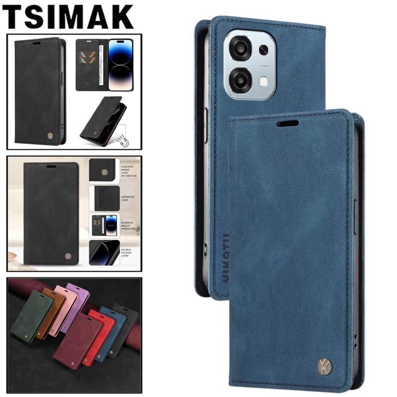 حافظة جلدية لهاتف OPPO A6 Pro 4G 5G غطاء عالمي صديق للبشرة محفظة مغناطيسية لهاتف oppo A6 A 6 A6Pro OPPOA6 جراب هاتف #1