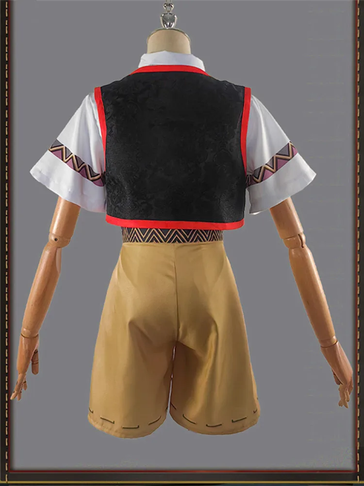 Matthias Chellin Cosplay Costume Short Sleeved Uniform Identity V Game Suit Men Halloween Party Suit Plus Size S-XXL 2024 New