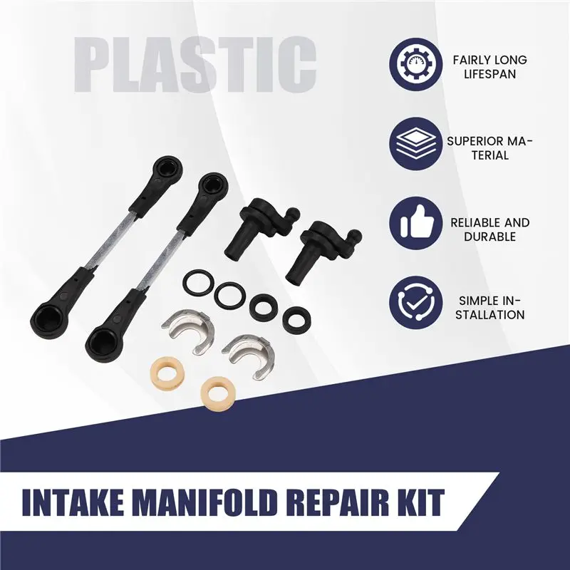 Limited Time Offer 10Pcs 2.7 3.0 Tdi Car Air Intake Manifold Suction Pipe Swirl Flap Repair Kit For A4 A5 A6 A7 A8 For Touareg 0