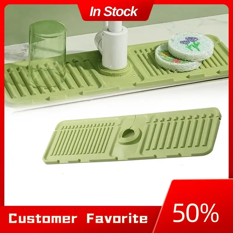 

Top Sale Kitchen Sink Faucet Mat, Kitchen Sink Splash Drain Mat Quick Dry Sink Tray, Sink Protector Sink Faucet Mat