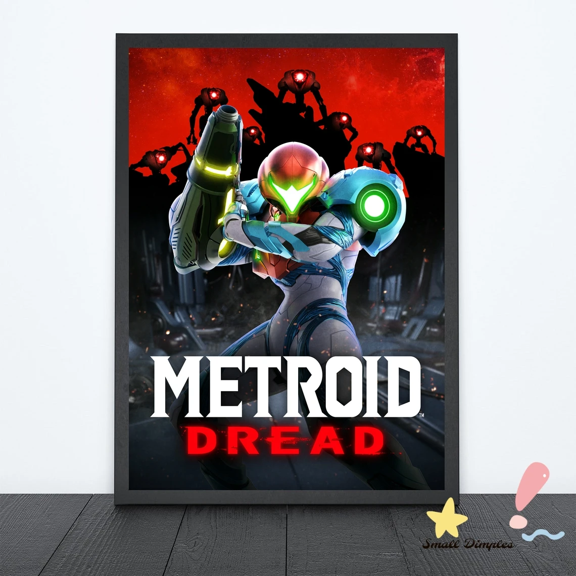 Metroid Dread Game Poster Canvas Art Print Home Decoration Wall Painting ( No Frame )