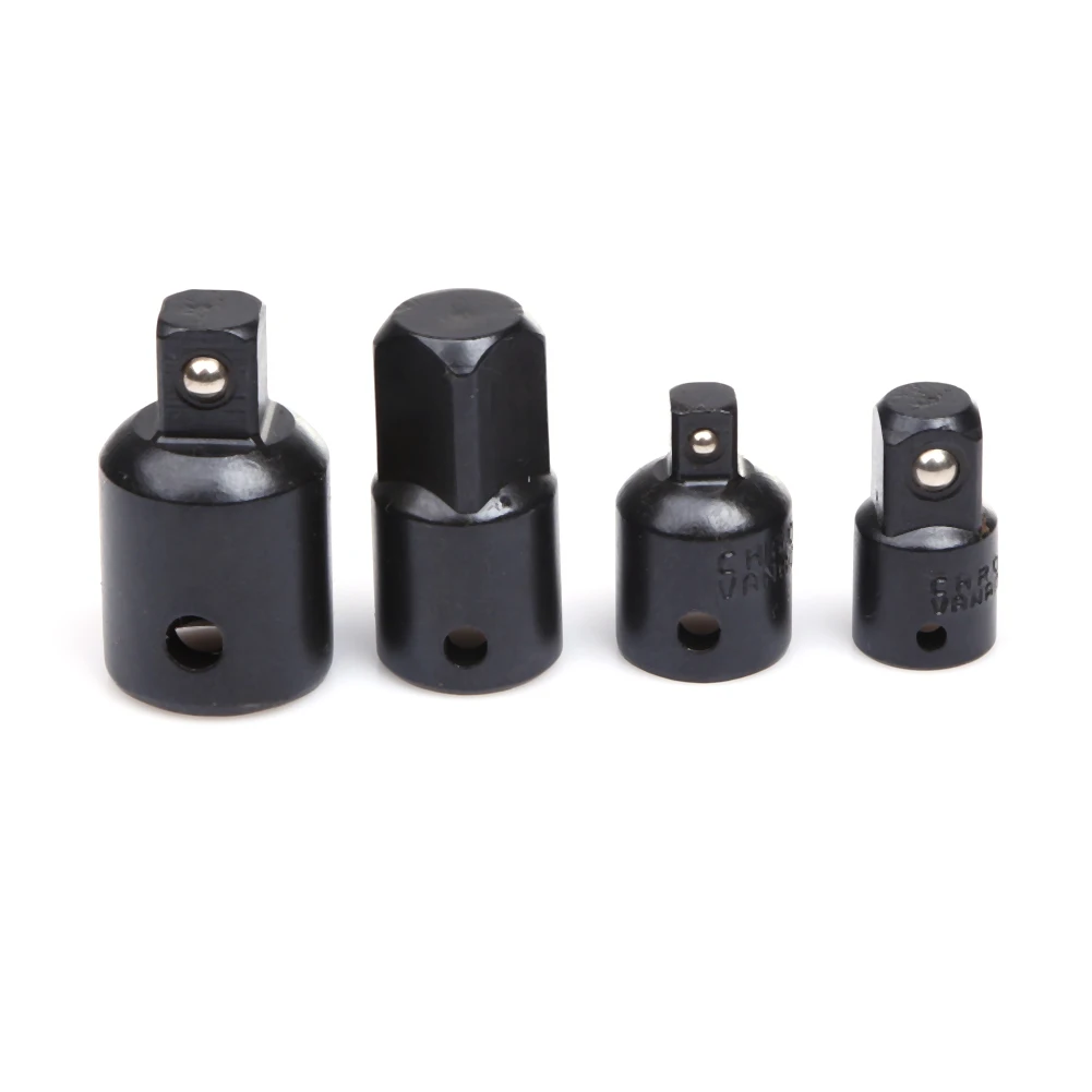 4pcs Reducing Sleeve Single Side Drilling Multifunctional Sleeve Adapter Wear-resistant Accessories for Engineer Carpenter