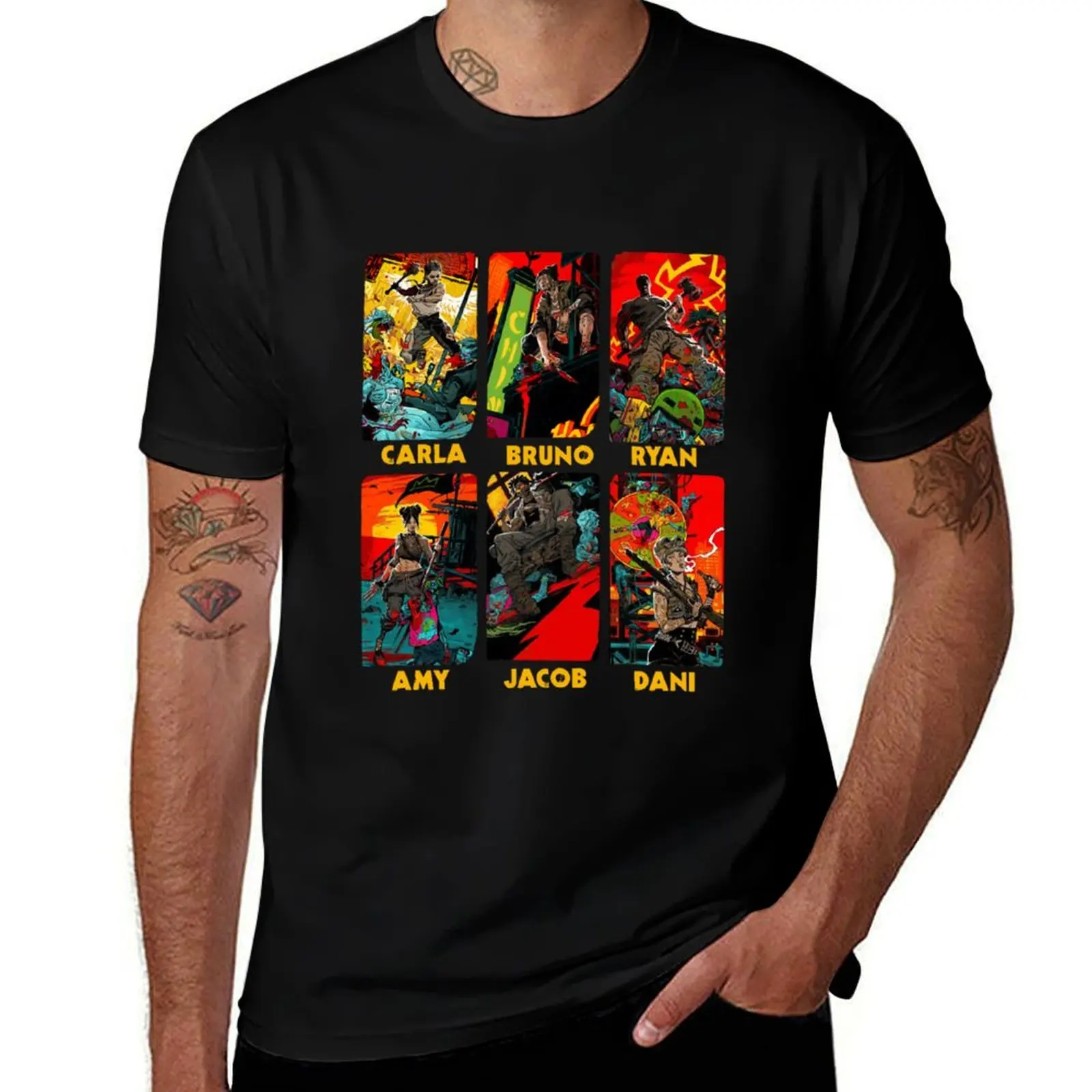 

Meet the Slayers of Dead Island 2 ,Dead Island 2,Dead Island zombie,zombie Slayers T-Shirt custom t-shirts men clothings
