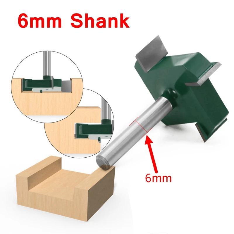 

4 края 6 мм хвостовик Т-образный долбежный резак деревообрабатывающий инструмент фрезы для дерева промышленный класс фреза долбежный