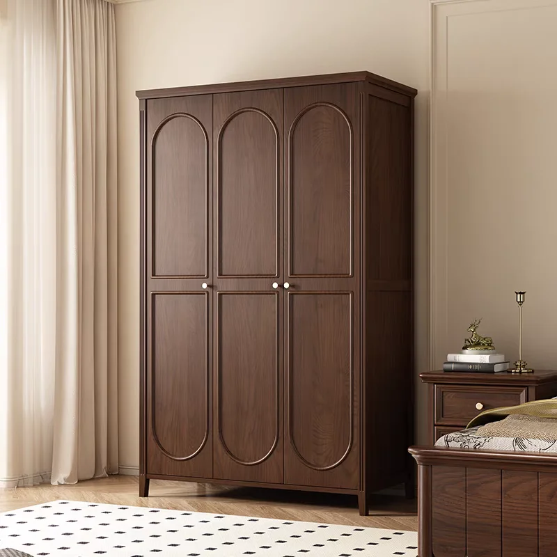 Luxury Large Wood Wardrobe Closet Hanging Clothes Storage Bedroom Wardrobes Organizer Clothes Szafa Na Ubrania Furniture Home
