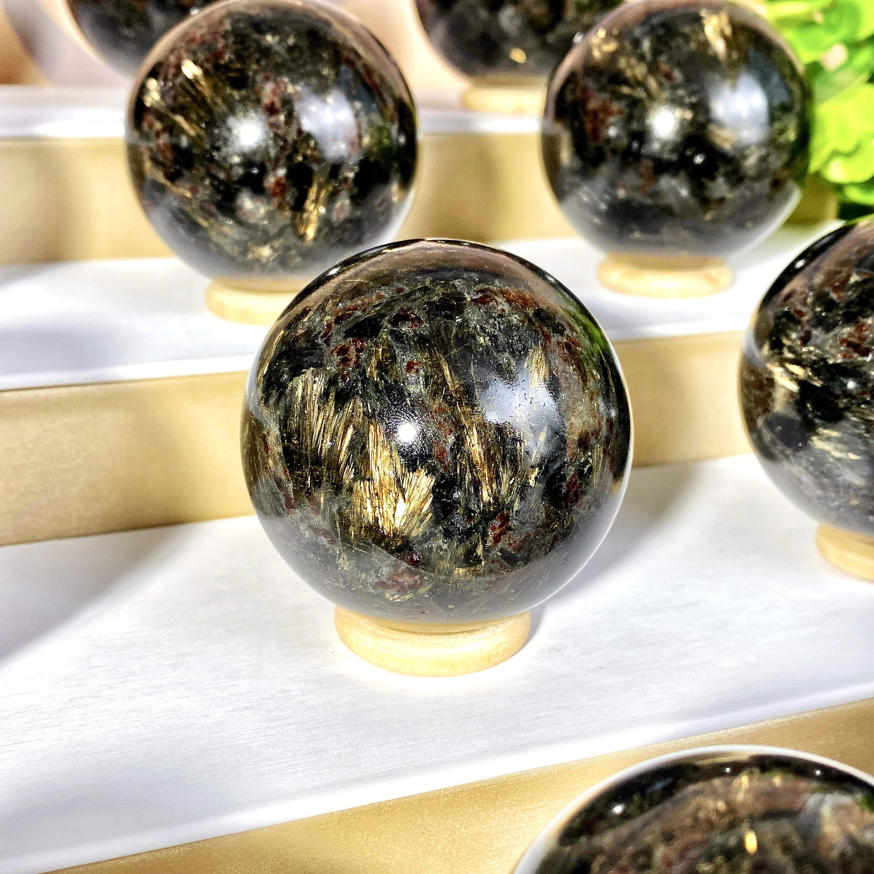 1PC Random High Quality Fireworks Sphere Natural Crystal Sphere,Natural Crystal Decoration,Gemstone Jewelry,Glitter