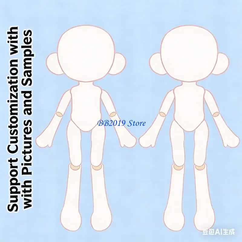 Q0KB 60cm Articulated Ball Joint Doll with Flexible Joints For Easy Posing Life like Display Doll For Collector And Gift