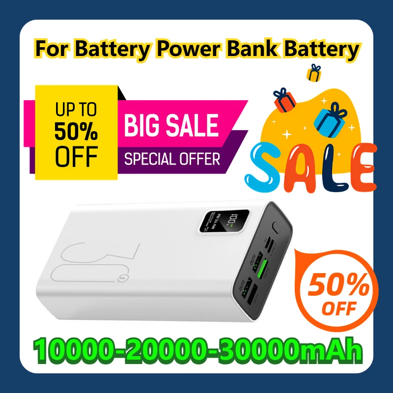 

For 10000-20000-30000mAh Battery Power Bank Battery