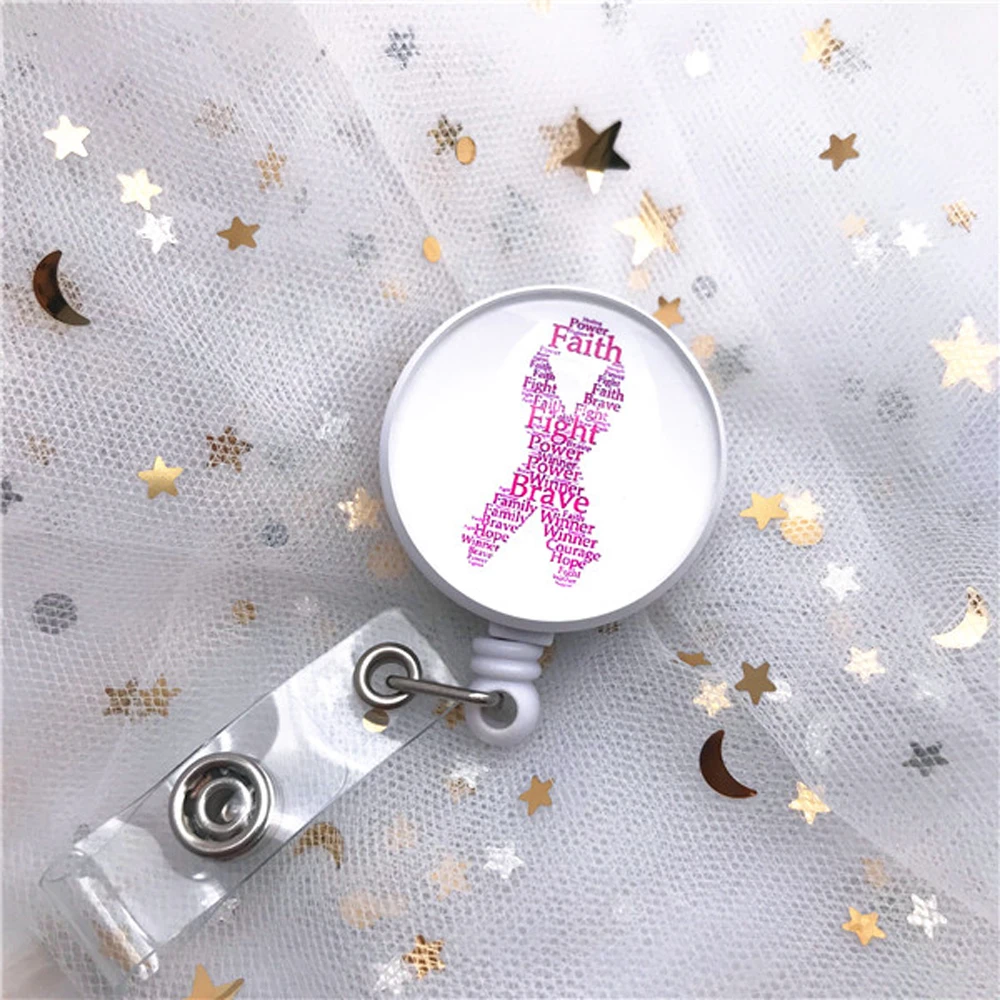 Students Office Supplies ID Card Medicine Cartoon Retractable Badge Reel Badge Holder Name Card Holder Nurse Doctor