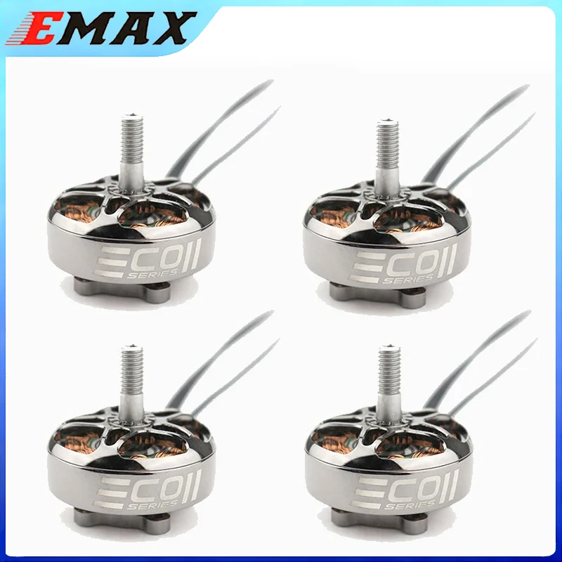 

EMAX ECOII Series 2807 Brushless Motor for FPV Racing RC Drone 6S 1300KV 5S 1500KV 4S 1700KV DIY Parts High-Speed Racing Engine