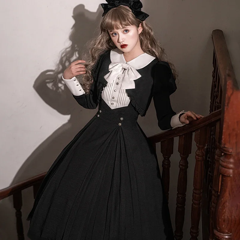 Lolita Long Sleeve Op Lolita Coat Dress Spring and Autumn