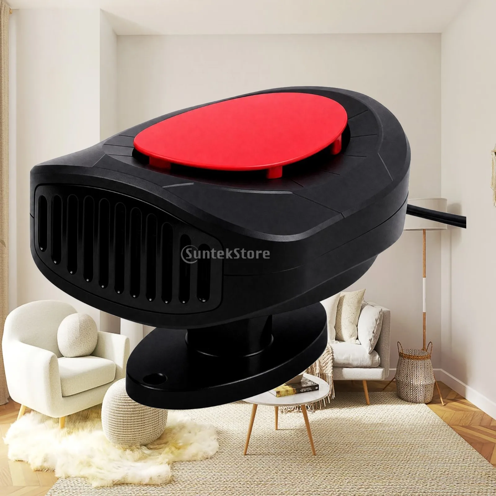 Mini Car Heater Defroster 12V 150W Warm Air Fan with Cigarette Plug for Car Window Defogging and Cabin Heating