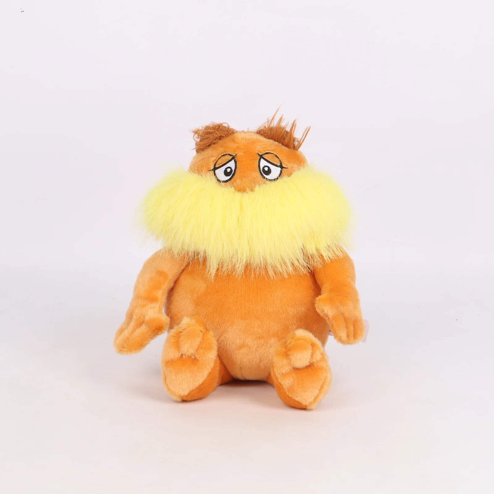 Doctor Seuss The Lorax Plush Cartoon Anime Kawaii Stuffed Animal Figure Model Plushie Toy Room Pillow Doll Kids Christmas Gifts