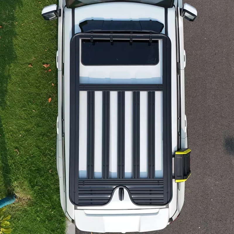 Cross bar Frame Guality Aluminum 4x4 Luggage bar Car Roof Rack Roof Luggage Basket for Toyota LC250 Prado 2024