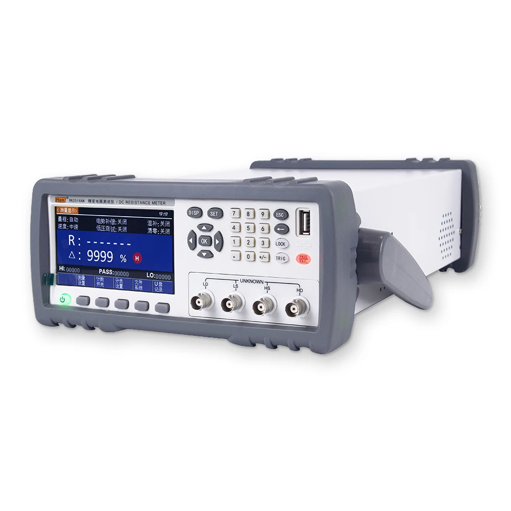 

High Precision RK2514AN Ohmmeter Resistance Tester for Transformer, Motor, Winding Coil