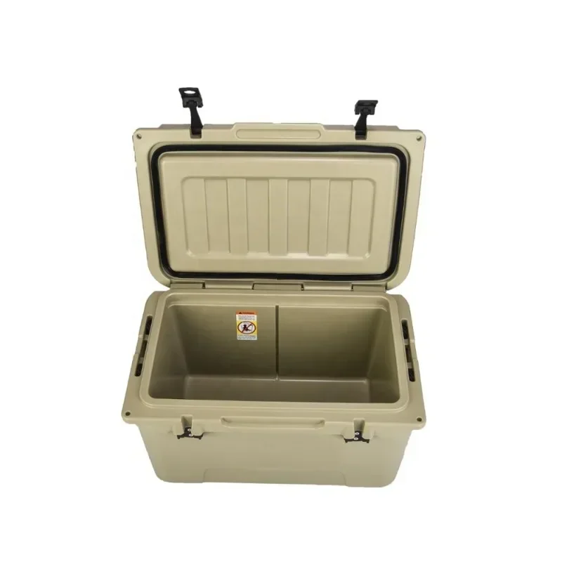 Long time insulation cooler box 45L cooler rotomolded fishing box truck box  with wired basket