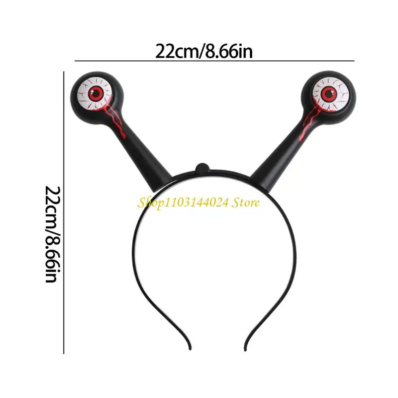 N5KE 2PCS Unisex Augapfel Stirnbänder Lustiges Partyzubehör für Rollenspiele -Cosplay -Event