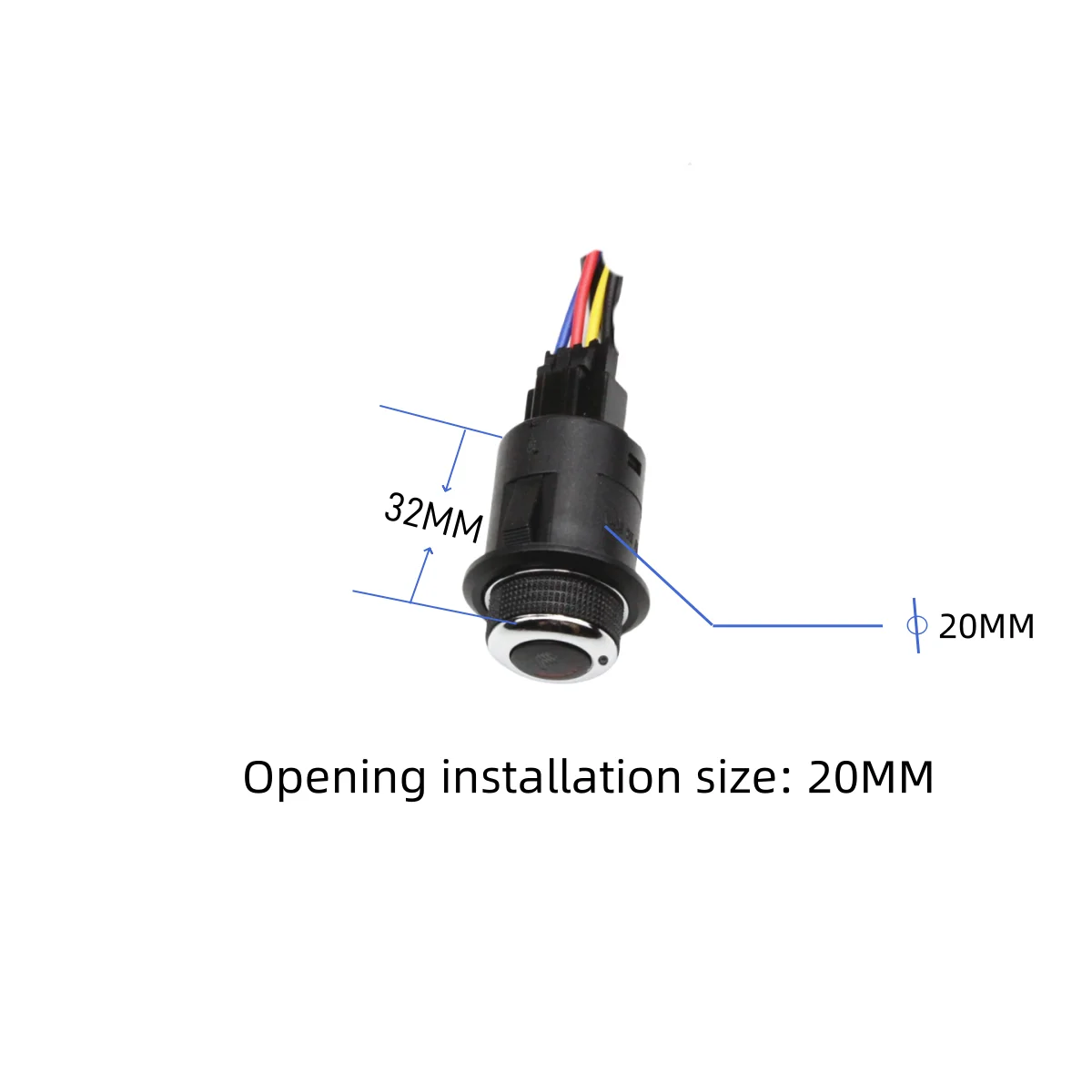 12v Carbon Fiber Heated Seat for car Suv Heater Pads +6 position rotary switch button interior seat cover Heater Warmer support