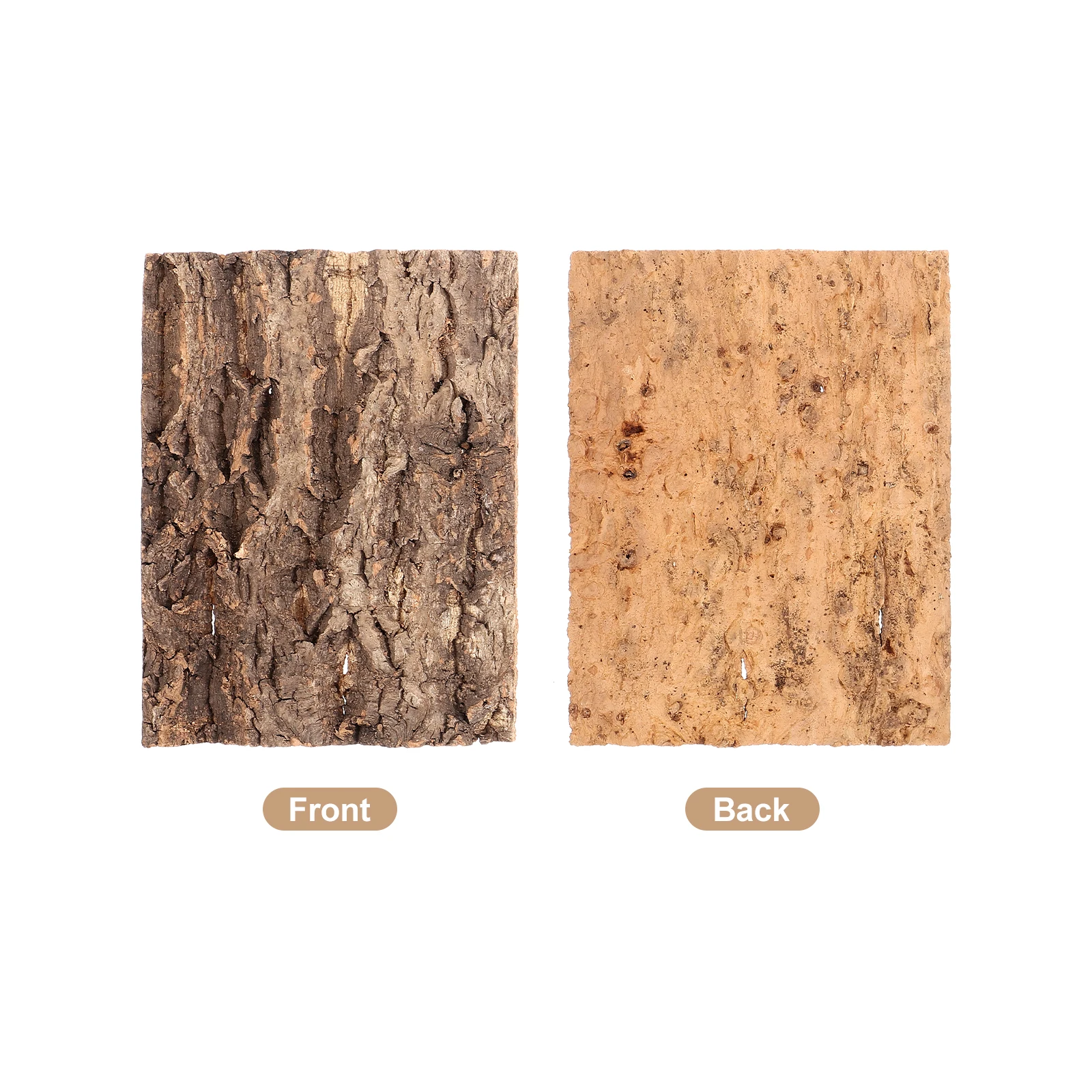 

Natural Tree Bark Reptile Hideout for Snake Lizard Basking Platform Terrarium Decor Reptile Tank Accessories