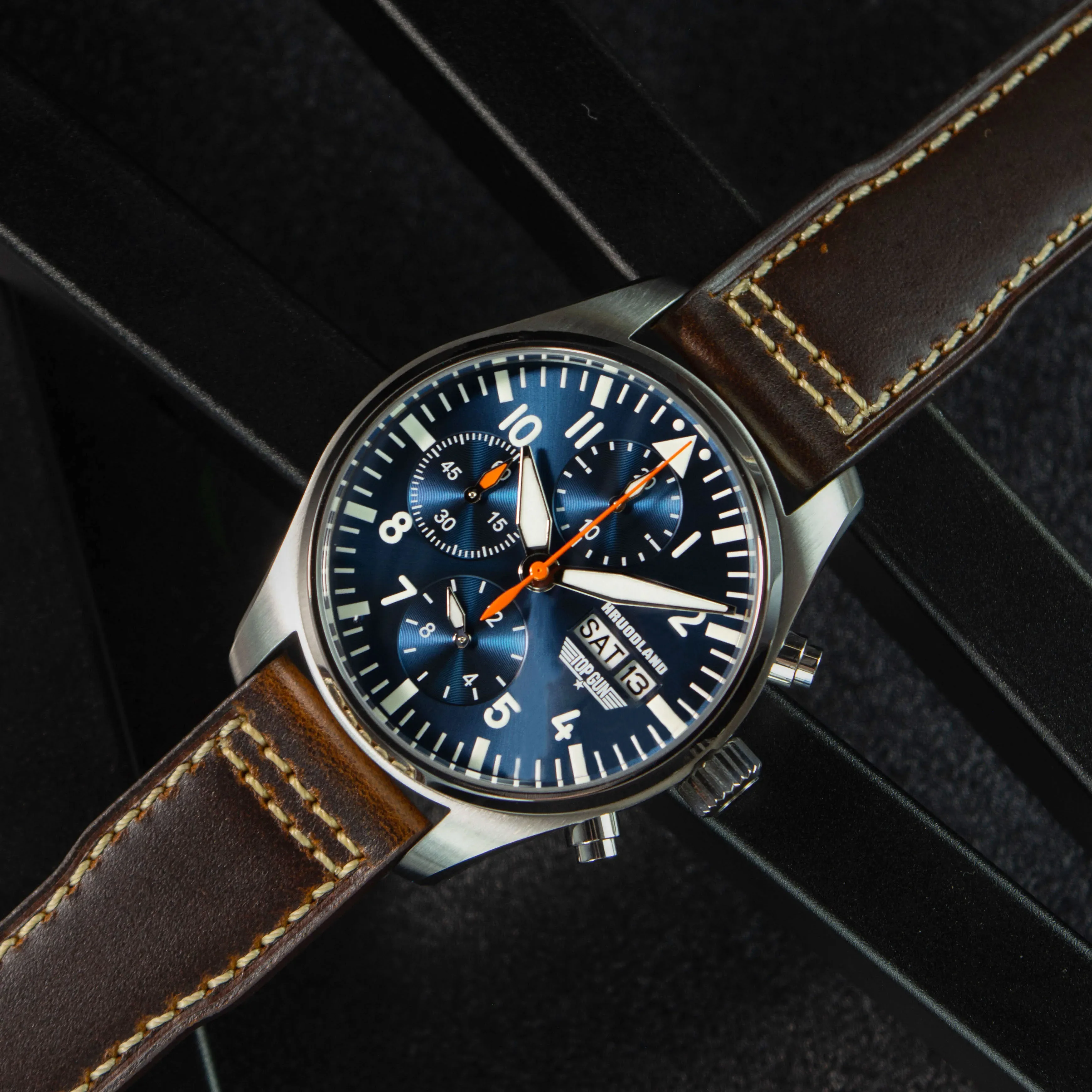 Hrodaland 2025 Новые мужские кварцевые часы 6S00 42 мм Пилот с сапфировым стеклом Светящиеся из нержавеющей стали Водонепроницаемые 10 бар reloj hombre