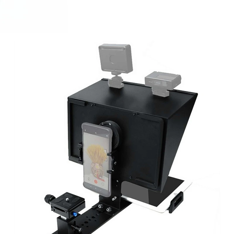 Portable teleprompter for online courses and webinars on education and training with customized brand solutions