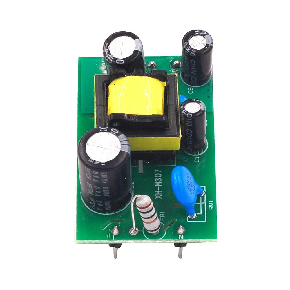 XH-M307 Power Modul 12V 600MA Power Board AC-DC Papan Utama Adaptor Power Modul 5V100MA