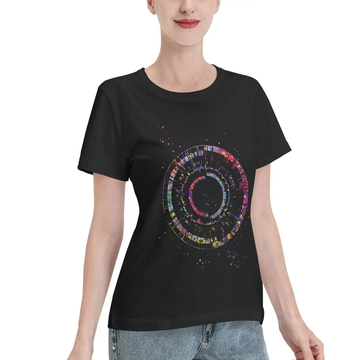 Popular Pick Genomics Science Science Art DNA DNA Women's T-shirt Versatile Wear Regular Fit Tee
