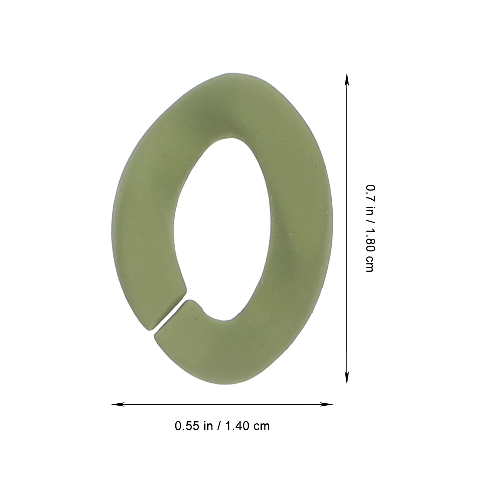 50pcs Plastic Chain Links Diy Jewelry Necklace Chains Handmade Ornaments Multi Functional Adjustable Chains For