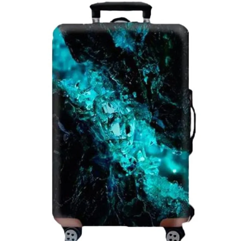 

Wholesale foreign trade TEMU explosive luggage protective cover thickened box cover tie rod travel leather case jacket dust