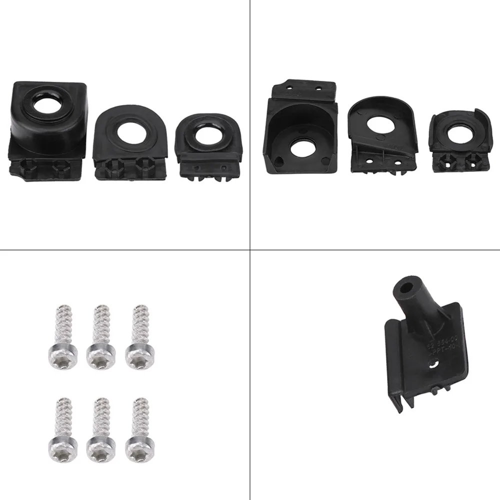Right Side & Left Side Headlight Bracket Repair Kit Aging Resistant Weld & Drill Free Car Headlight Bracket Multi-Size Bases