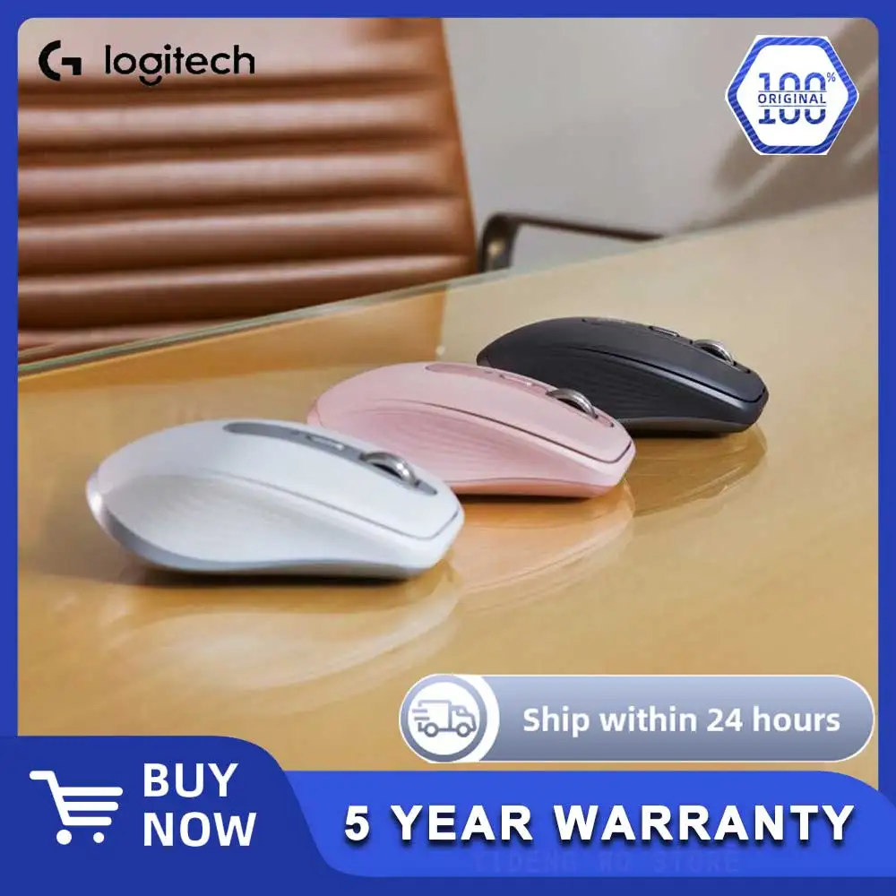 

New Logitech Master Series MX Anywhere 3S Bluetooth Wireless Silent Mouse with Soft Sound, Ideal for Office