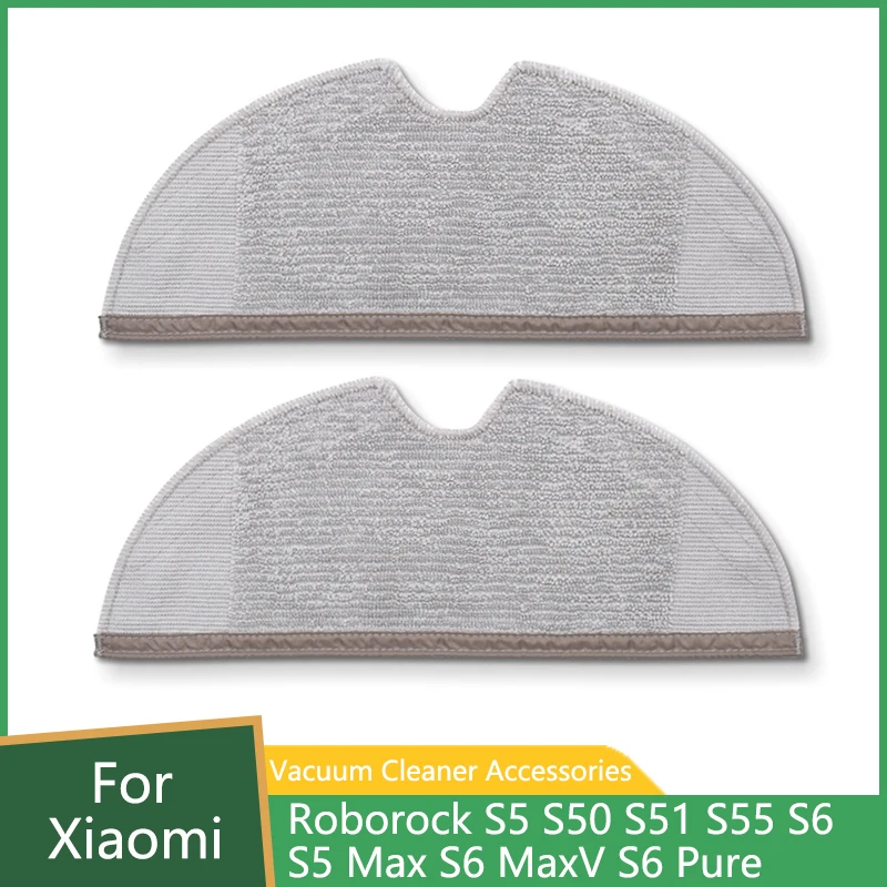 Washable Mop Cloth For Xiaomi Roborock S5 S50 S55 S6 S5 Max S6 MaxV S6 Pure Sweeping Robot Vacuum Cleaner Rag Pad Replacement