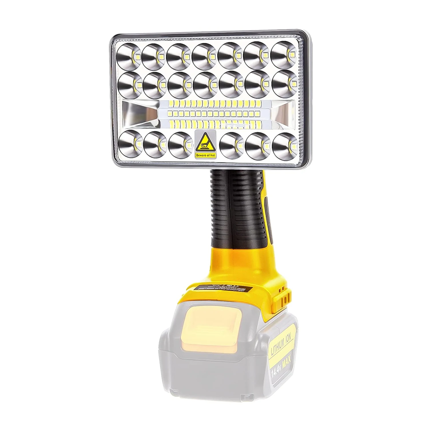 

2000LM 18W 5 inch Vertical Lamp for Dewalt 18V Li-ion Battery Led Working Light Tool