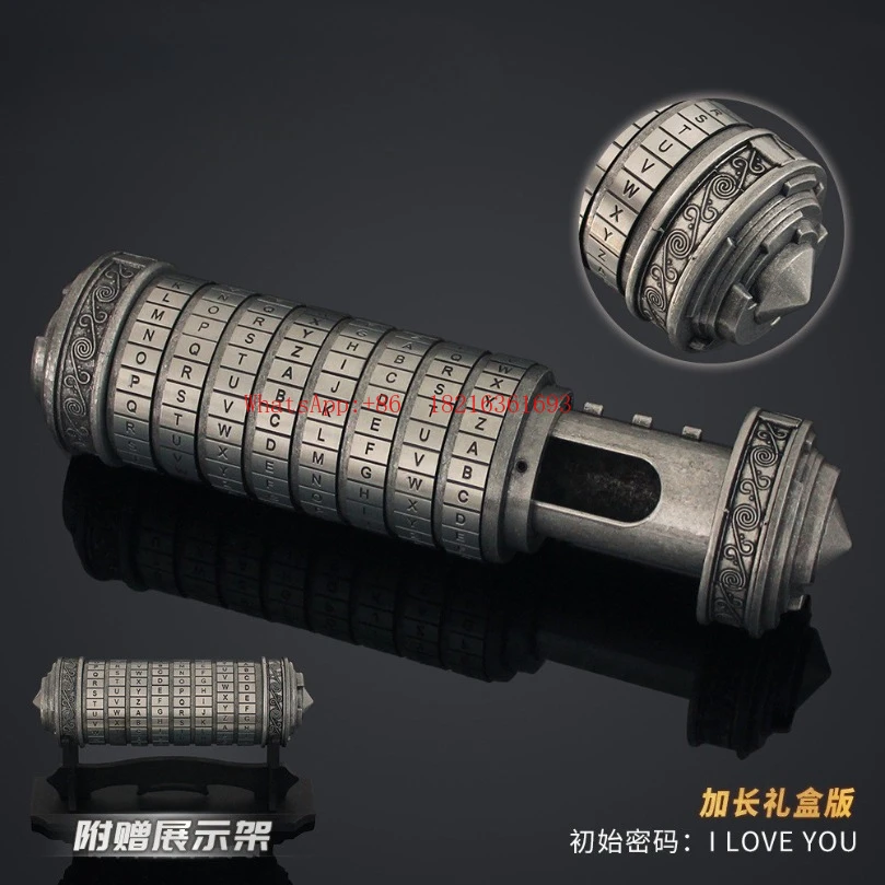 Western classical combination lock metal decoration collection retro gift box, spot fast delivery