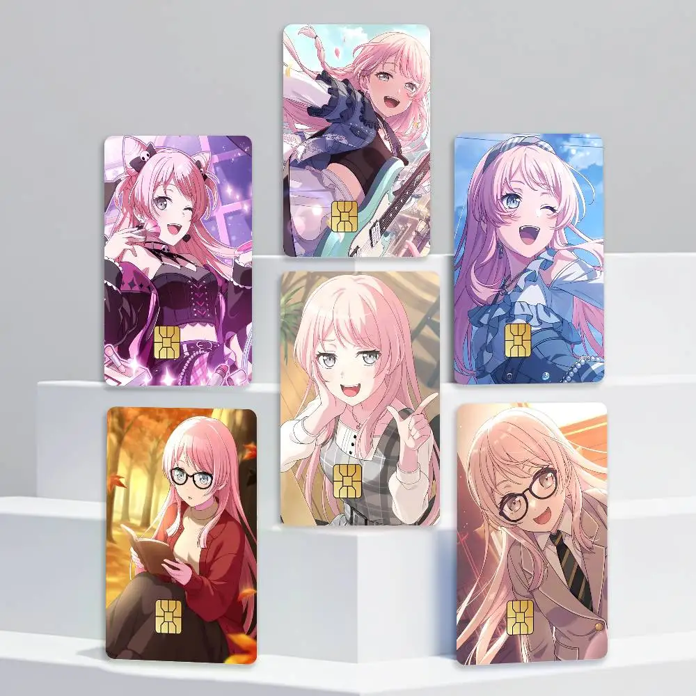 MyGo Anon C-Chihaya Official Art Card Stickers for Bank Access Protective Waterproof Film Cover Sticker Gift