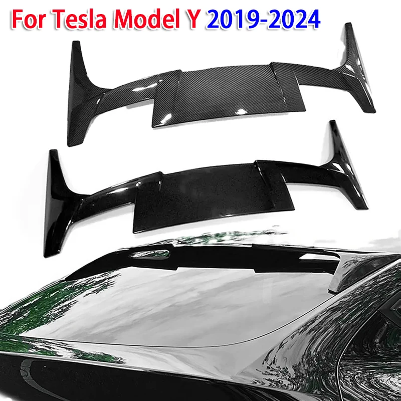 

1pc Car Trunk Spoiler Wing Air Deflector Splitter for Tesla Model Y 2019-2024